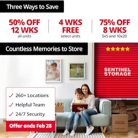 Sentinel Storage - Vernon Promotion